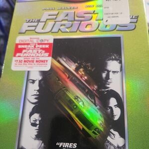 The Fast and the Furious Blu-ray - Green Cover